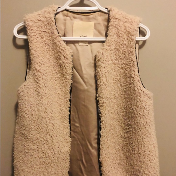 Aritzia Wilfred Sherpa Vest - Picture 3 of 4